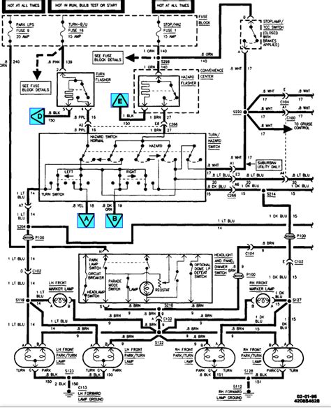 1997 chevy 1500 electrical junction box|1995 Chevy g20 wiring diagram.